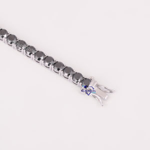 Pulsera de Diamantes Moissanite de Oro de 14kt de Alta Calidad, Joyería Elegante y con Estilo, con Brillo Deslumbrante para Fiestas - Product Image 6