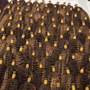 Vente en gros 30 pouces extensions de cheveux vierges bouclés birmans Piano brun cheveux humains vietnamiens 1B couleur cuticules alignées brut - Product Image 2