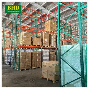 BHD Vietnam High Quality Teardrop Pallet <b>Rack</b> Made Steel Green RAL6000 Selective Corrosion Protection 11000-51000lbs Capacity - Product Image 6