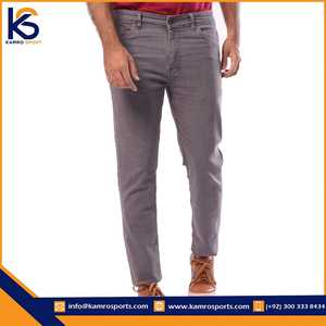 Pantalons jeans décontractés pour hommes de la meilleure qualité personnalisés OEM toutes saisons pantalons jeans décontractés pour hommes - Product Image 2