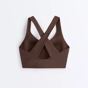 เสื้อชั้นในกีฬาไร้ตะเข็บสำหรับผู้หญิงปี 2026 แบบซัพพอร์ตสูง สวมใส่ง่าย สายปรับได้ คุณภาพดี ไซส์ XL บวก คุณสมบัติระบายอากาศได้ดี - Product Image 2