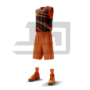 Ensemble de maillot et short de basket-ball personnalisés, sublimation intégrale, uniforme d'équipe athlétique, respirant, séchage rapide, vêtements de sport en polyester - Product Image 4