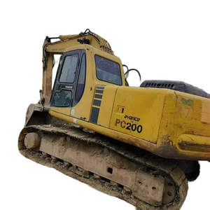 Excavadora usada Komatsu PC200 6 de 20 toneladas en condiciones de trabajo Excavadora Komatsu PC200 6 usada para proyectos de construcción pesada - Product Image 1