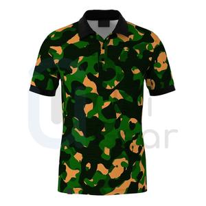 เสื้อกอล์ฟผ้าถักเนื้อแน่น ซับเหงื่อ ระบายอากาศดี สำหรับผู้ชายและผู้หญิง สวมใส่สบาย ผลิตจากโพลีเอสเตอร์ผสมสแปนเด็กซ์ รับปักโลโก้ตามแบบ OEM - Product Image 2