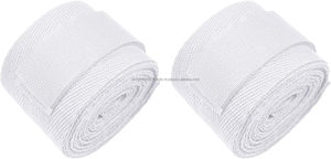 Gants de boxe en coton à demi-doigt élastique pour hommes et femmes pour le Muay Thai Training Gants de protection pour les mains - Product Image 4
