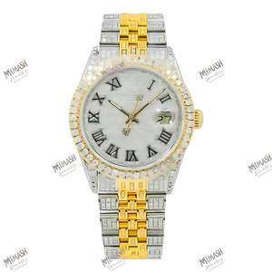 Reloj de Lujo con Diamantes Moissanite, Reloj Brillante para Hombre, Piedras Brillantes, Moderno para Moda y Estilo Urbano - Product Image 2