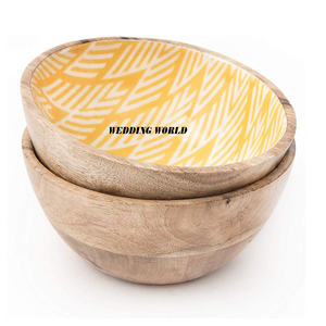 Bol à chocolat en bois fait à la main de qualité supérieure Meena Design Pièce décorative classique et élégante avec le dernier style - Product Image 4