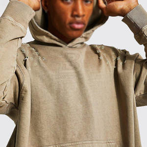 Nouveau design de sweats à capuche en coton polyester à manches longues et col à capuche fabriqués au Pakistan prix de gros - Product Image 5