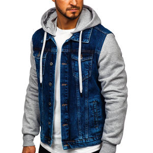 Vestes en jean imprimées numériques Blouson aviateur en coton personnalisé pour hommes Vestes pour hommes, vestes pour hommes, veste pour homme - Product Image 3
