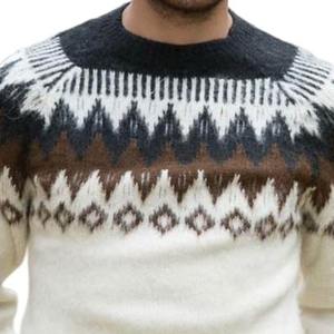 Suéteres de Punto para Hombre, Ligeros y Transpirables, con Logotipo Frontal, 100% Lana, Antiarrugas, Estilo Urbano, Gran Venta de Invierno - Product Image 4