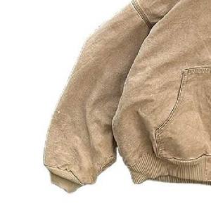 เสื้อฮู้ดดี้แบบสวมหัวสำหรับผู้ชายและผู้หญิง สไตล์ฮิปฮอป ผ้าฝ้าย 100% ลุคผ้ายีนส์ มีเชือกผูก ปรับได้ เหมาะสำหรับฤดูหนาว - Product Image 4