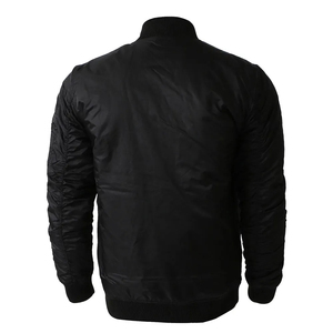 Blouson aviateur d'hiver ODM pour homme personnalisé, coupe-vent avec manches chouchoutantes, blouson aviateur imperméable et décontracté pour homme - Product Image 6