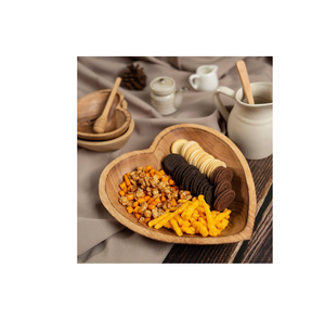 Natural Wooden Cheese <b>Bowl</b> High Quality Handmade <b>Dessert</b> <b>Bowl</b> Classic Stylish Wholesale Sweet <b>Bowl</b> - Product Image 5