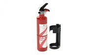 Extincteur à poudre sèche portable certifié CE 2 kg, cylindre en acier inoxydable/aluminium, soupape de décompression intégrée, 8-15s
