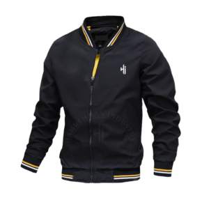 Chaqueta de bombardero para hombre de alta calidad 2024, ropa de invierno de etiqueta privada con cierre de cremallera, tela de lona, nuevo diseño, estilo hinchado para hombre - Product Image 4