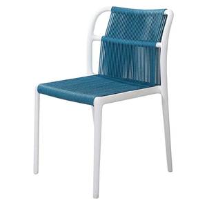 เก้าอี้สวนทันสมัยพร้อมโครงพลาสติกและเชือกถักหลากสี รุ่น ST3038 - Product Image 1
