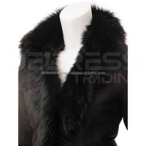 Long manteau et blazer en peau de mouton de qualité supérieure pour femmes dernier prix de gros manteaux en cuir en peau de mouton pour femmes vestes pour femmes - Product Image 4