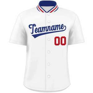 Camiseta de Béisbol Personalizada Tms Rg T, 100% Poliéster, Cuello Alto, Impresión Digital, Unisex, Adulto, Absorbe la Humedad, Transpirable, Antibacteriana - Product Image 4