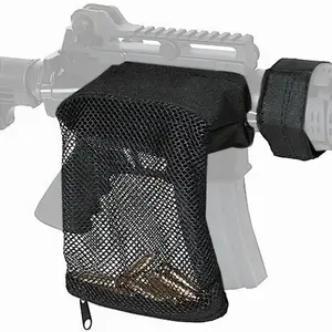 Shell <span class=keywords><strong>Catcher</strong></span> Caza Bolsa táctica Latón <span class=keywords><strong>Catcher</strong></span> Bolsa de malla <span class=keywords><strong>Bullet</strong></span> Storage Zipper Bag Negro - Product Image 4