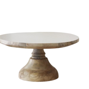 Support à gâteau en bois de conception significative pour le restaurant à la maison et la fête pour servir des gâteaux et des cupcakes en bois - Product Image 6