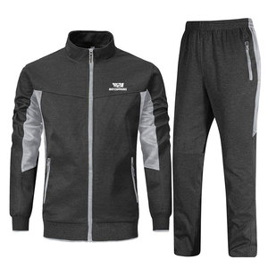 Adult Size 100% Cotton <b>Polyester</b> <b>Tracksuit</b> Breathable Long Sleeve <b>Tracksuit</b> Top Quality Winter <b>Tracksuit</b> - Product Image 1