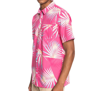 Vente en gros de chemises décontractées en flanelle de printemps pour hommes séchage rapide respirant à manches courtes surdimensionné de haute qualité - Product Image 4