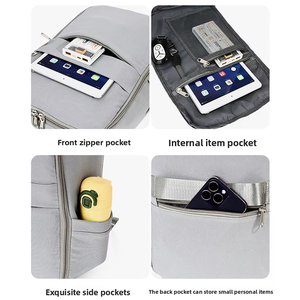 Sac à dos pour ordinateur portable tendance et durable en tissu, idéal pour les hommes, décontracté, pour un usage quotidien en extérieur, voyage, sacs pour ordinateur portable respirants à vendre - Product Image 4