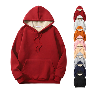 Venta caliente de las mujeres de algodón puro Fleece Plan Hoodie 400 GSM Heavyweight Hoodie para ropa informal - Product Image 1