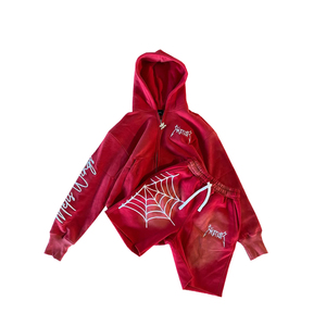 Fabricante de Conjuntos de Sudadera con Capucha y Pantalones Cortos de Estilo Urbano Personalizado, Extra Grande, Vintage, con Estampado Gráfico, de Peso Pesado, 450 g/m² - Product Image 2