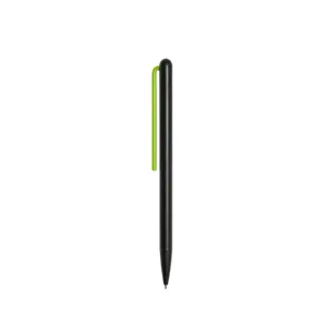 Grafeex desain pulpen di Italia dengan klip hijau polkadot dan Logo kustom Ideal untuk hadiah promosi