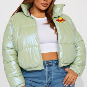 Parka Acolchada Personalizada 2026 para Mujer, Ropa de Invierno Larga con Cierre y Logotipo, Impermeable, Rellena de Algodón, Tallas Grandes - Product Image 5