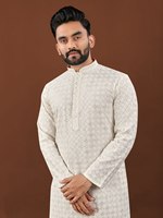 Kualitas tinggi tradisional India pria katun Kurta piyama ukuran bebas pakaian etnis modis pemasok India langsung dewasa