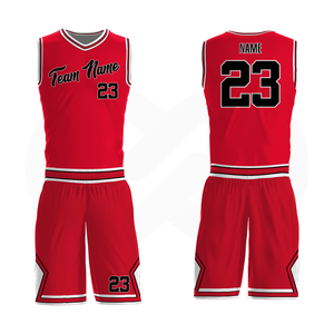 Ensembles d'uniformes de basket-ball sur mesure unisexe les plus vendus de haute qualité respirant séchage rapide Polyester Sportswear taille 5XL - Product Image 4