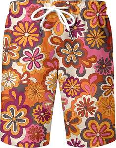 Custom Summer <b>Short</b>-Sleeved Hawaiian Shirt and <b>Shorts</b> <b>Suit</b> Breathable Rayure Mens Casual Chemise and <b>Shorts</b> Set - Product Image 3