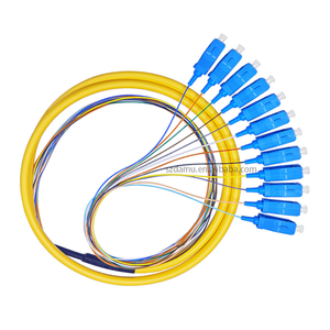 Nhà Máy Bán buôn damu 12 màu SC <span class=keywords><strong>UPC</strong></span> sợi quang <span class=keywords><strong>Pigtail</strong></span> FTTH Singlemode 0.9mm OM1 OM2 <span class=keywords><strong>OM3</strong></span> 1/1.5m vá cáp - Product Image 4