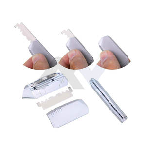 Cuchillas de Repuesto para Maquinilla de Afeitar, Cuchillas de Repuesto Antideslizantes para Depilación, Cuchillo de Afeitar para Barba, Cara, Axilas, Cuerpo y Cejas - Product Image 4