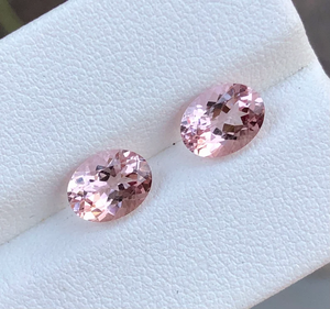 Piedra preciosa suelta tallada de morganita de melocotón Rosa natural de calidad AAA al por mayor para joyería - Product Image 2