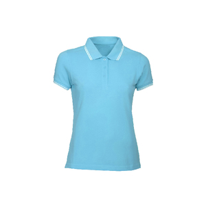 Polo de estilo clásico para mujer elaborado con tela de algodón de primera calidad, ajuste elegante, comodidad suave y transpirable, adecuado para ocasiones - Product Image 3