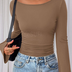 Top Corto de Mujer sin Mangas, Ligero y Transpirable, de Punto con Spandex y Poliéster, con Logotipo Frontal, Suave, Informal para Verano - Product Image 1
