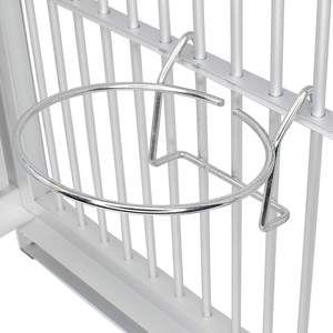 Venta al por mayor fabricante logotipo personalizado portátil Petware Acero inoxidable plata pura pájaros Coop taza comedero de agua para perros - Product Image 5