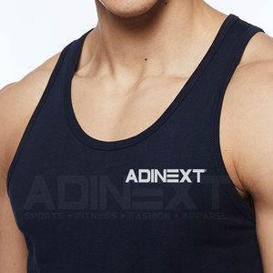 Camiseta sin mangas informal de punto transpirable para hombre - Ropa deportiva sostenible de poliéster/algodón, MOQ bajo, mejor precio - Product Image 4