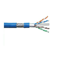 Câble Ethernet blindé Cat6 SFTP, testé, 23AWG, 4 paires, double blindage, gaine PVC, pour installation LAN industrielle