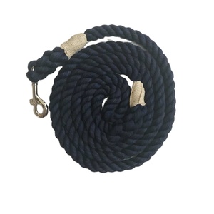 Correa para Perro de Cuerda de Algodón Ultra Suave Gris de Primera Calidad - Product Image 1