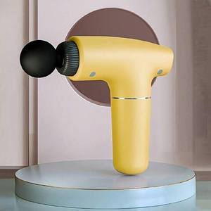 Motore Brushless silenzioso potente pistola da massaggio con 3 velocità e 4 teste di vibrazione e massaggio a percussione per la resistenza del corpo - Product Image 1