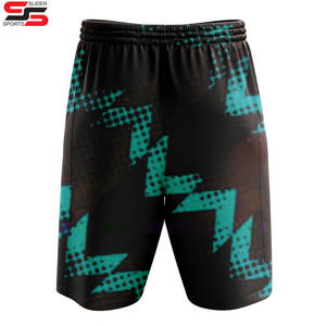 กางเกงขาสั้นผ้าโพลีเอสเตอร์น้ำหนักเบาสำหรับผู้ชายชุดกีฬาฤดูร้อนกางเกงเล่นกีฬาแบบลำลอง - Product Image 4