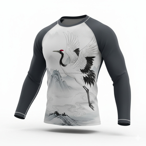 Vêtements de sport de haute qualité pour hommes, vêtements de gym et de MMA, rashguard de natation avec sublimation - Product Image 1
