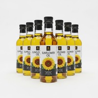 Aceite de girasol refinado de larga vida útil ideal para exportar a África Oriente Medio Asia en envases a granel de proveedores certificados