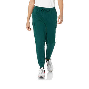 กางเกงวิ่งผ้าคอตตอนออร์แกนิกสำหรับผู้ชายกางเกงผ้าฟลีซเทอร์รี่ผ้า100% โลโก้ออกแบบได้ตามต้องการ - Product Image 1