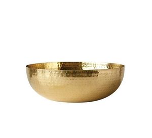 High QUality Gold Metal <b>Serving</b> <b>Bowl</b> for <b>Christmas</b> Home Hotel Table Top Elegant Decorative Trays for Dry Fruits <b>Serving</b> - Product Image 1
