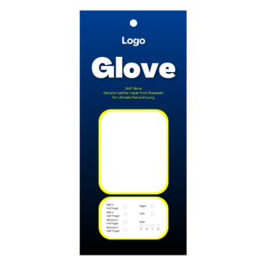 Yüksek kalite basit zarif Golf eldiven ambalaj zarif laminat Finish ile 1mm sanat karton kutu endüstriyel kullanım - Product Image 1